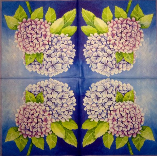 086 Hydrangeas - 3-ply - Ambiente
